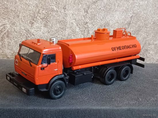 КамАЗ - 53215 бензовоз НефАЗ 6606 (ДеАгостини - DeAgostini)