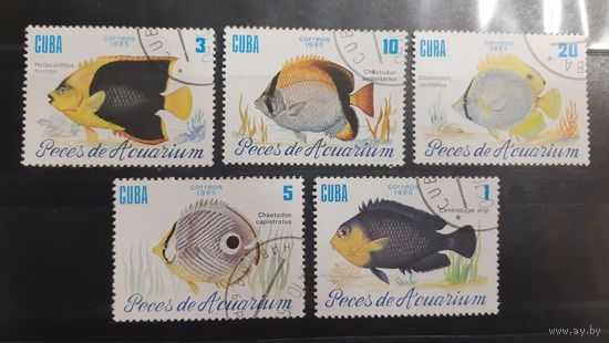 Куба. 1985 год. Фауна. Рыбы (22)