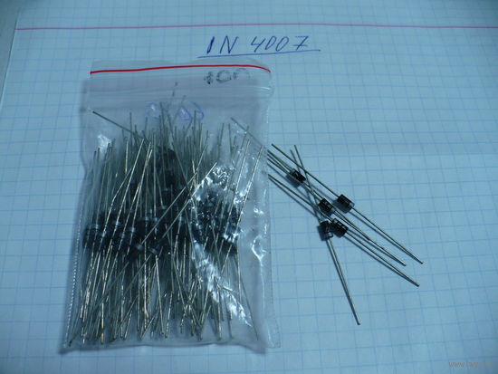 Диод выпрямительный IN4007, 80шт одним лотом.