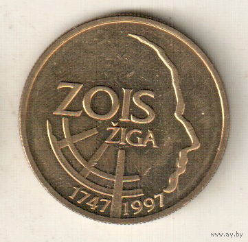 Словения 5 толар 1997 250 лет со дня рождения Зигмунда Зоиса