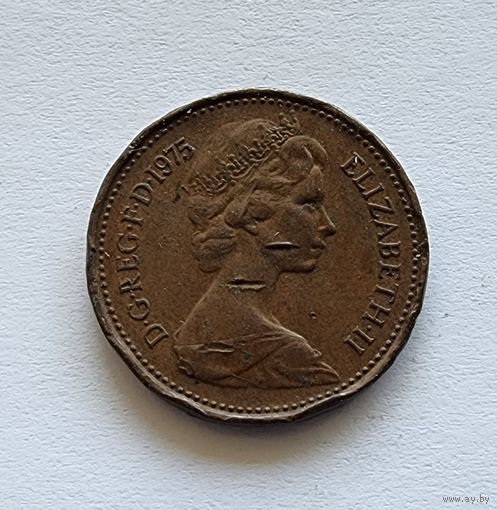 Великобритания 1 пенни, 1975