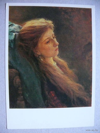 Крамской И., Девушка с распущенной косой; 1980, чистая.