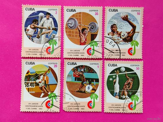 Куба. Спорт. ( 6 марок ) 1982 года. 2-5.