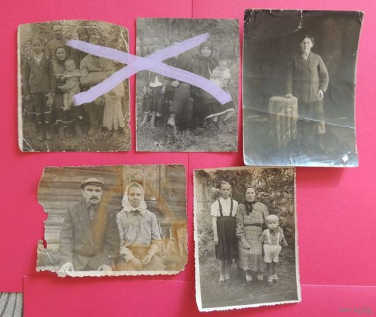 Фото "Семья", 1935-1945 гг., Украина