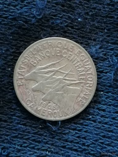 Экваториальная Африка 5 франков, 1965 год, KM# 1а