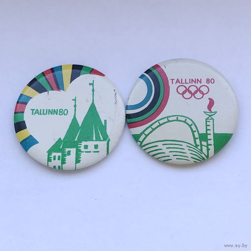Олимпиада Таллин 1980 2 значка