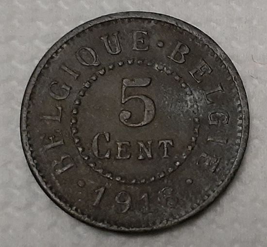 Бельгия 5 сантимов, 1916 (8-5-1)