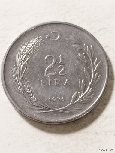 Турция 2,5 лиры 1976