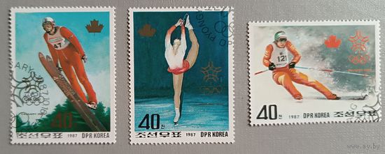Олимпиада в Калгари. Корея, 1987