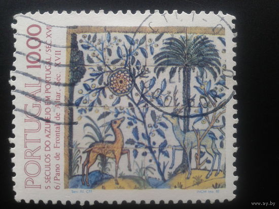 Португалия, 1982. 500 лет азулежу в Португалии