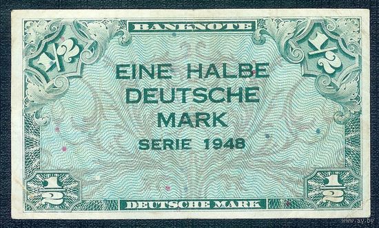 Германия, 1/2 марки 1948 год.