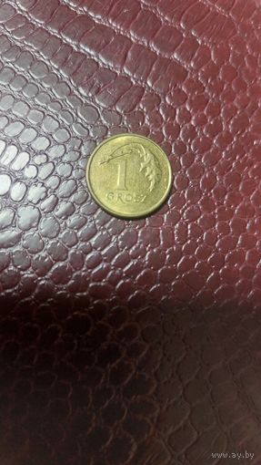 Монета 1 грош 2022г. Польша. Хорошая!