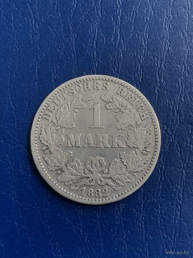 Германия 1 марка 1882 G - Карлсруэ