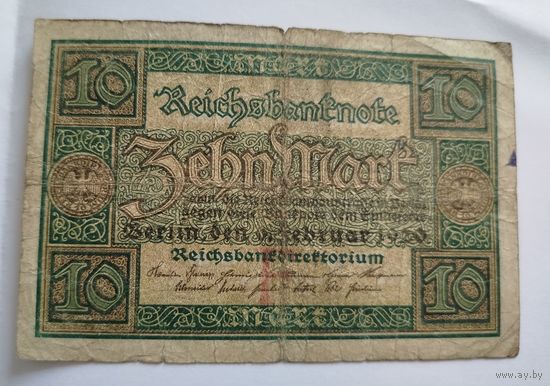 10 марок 1920