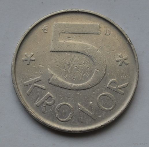 Швеция, 5 крон 1982 г.