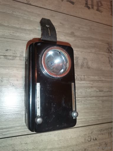 Фонарик сигнальный, времён СССР, рабочий, стёкла целые.