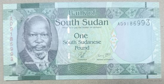 1 фунт 2011 года - Южный Судан - UNC