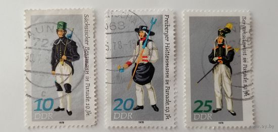 ГДР 1978. Народные костюмы