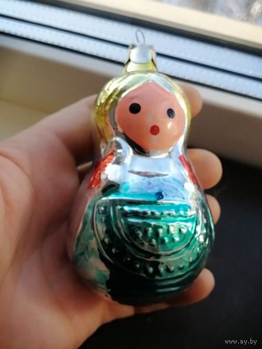 Елочная игрушка матрешка