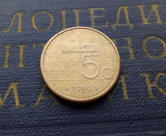 5 гульденов 1989 Нидерланды #02