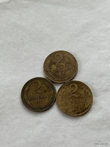 2 копейки 1926,28,29