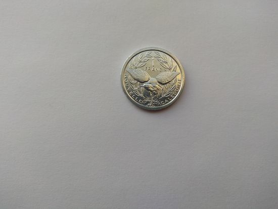 1 франк 2012 года. Новая Каледония. UNC