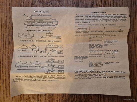 Лампы СССР 1979