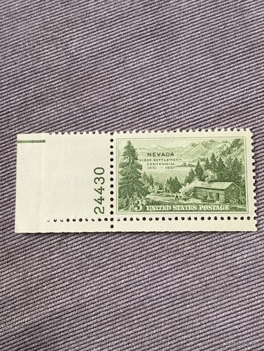 США 1951. 100 летие первого поселения в Неваде. Полная серия