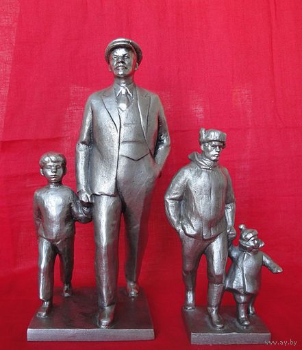 Статуэтка "Ленин с ребёнком", 1970 -тые годы, СССР.