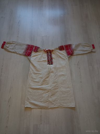 Сорочка старинная домотканая