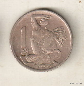 Чехословакия 1 крона 1946
