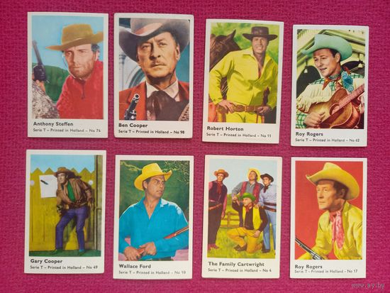 Карточки Ковбои Голландия. Цена за лот!