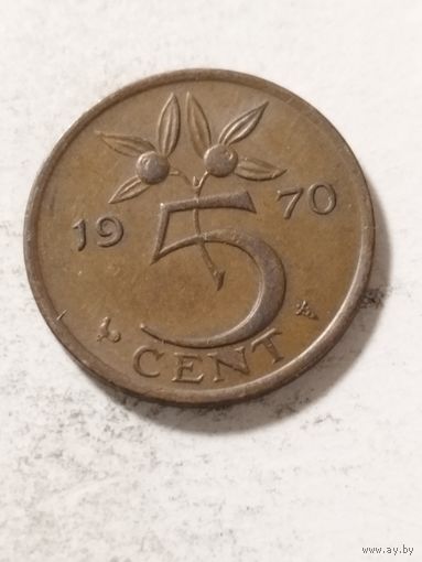 Нидерланды 5 центов 1970