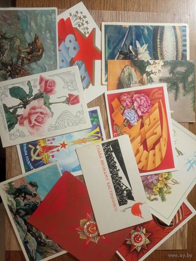 Открытки СССР -12 шт.