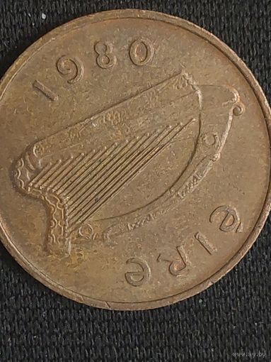 2 пенни ирландия 1980