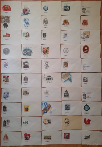 СССР 1980-92гг. КПД Разная тематика. 63шт одним лотом. Чистые.