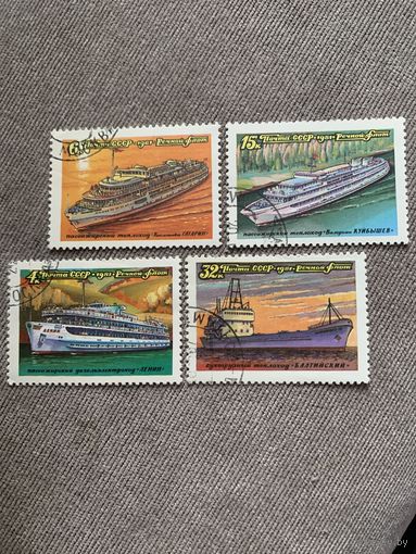 СССР 1981. Речной флот. Полная серия