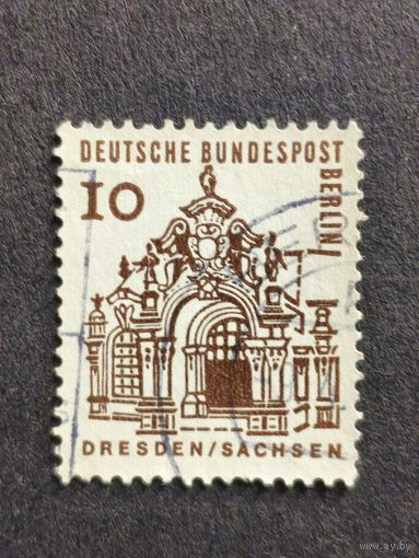 Германия 1964. Берлин. Здания Германии 12 века. Галерея стен Цвингера, Дрезден