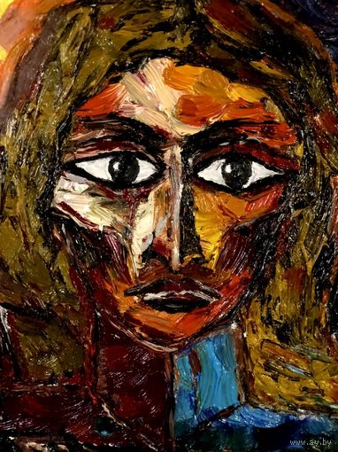 Картина маслом "Кристаллизация образа" Salenko