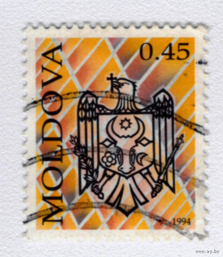 Марка Молдова герб