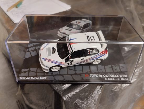 1:43 Модель автомобиля Toyota Corolla WRC 2000 Rally Altaya 1/43
