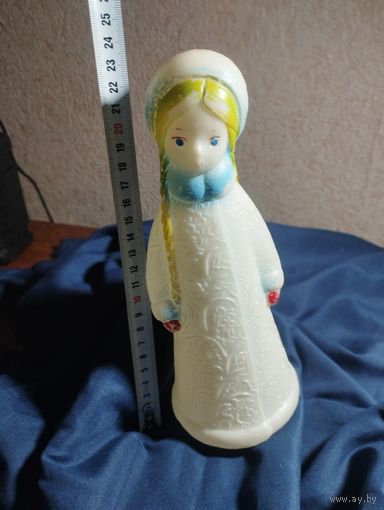 Елочная игрушка СССР Снегурочка пластмассовая с 5 р. !