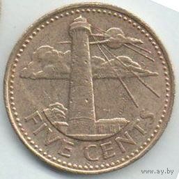 БАРБАДОС 5 ЦЕНТОВ 2002. МАЯК