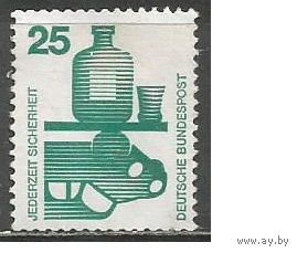 ФРГ. Борьба с травматизмом. Алкоголь. 1971г. Mi#697.