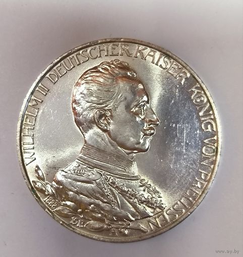 3 марки 1913 мундир Пруссия в идеальном состоянии