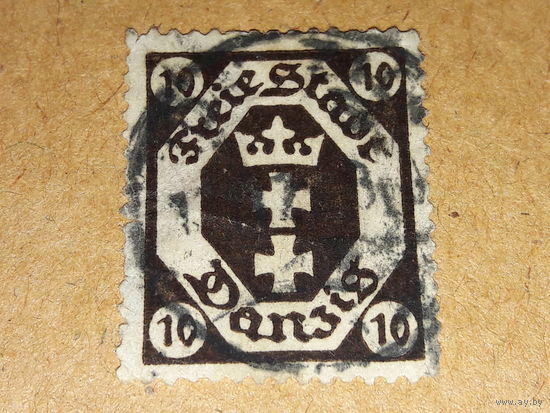 Германия Данциг 1921, 1922, 1923 Стандарты Герб