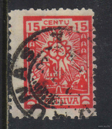 Литва Респ 1923 Литовский крест Стандарт #188