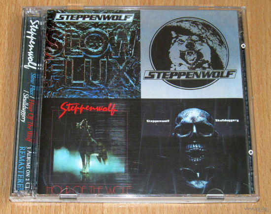 Steppenwolf - Slow Flux (1974) / Hour Of The Wolf (1975) / Skullduggery (1976) (2009, 3 в 2xAudio CD, remastered)