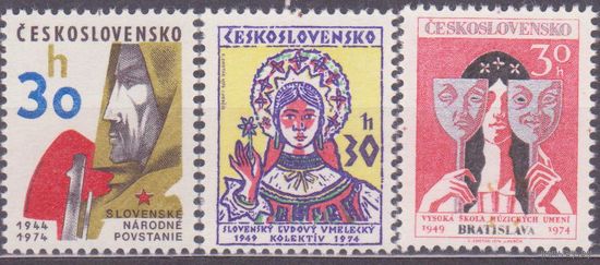 Чехословакия, 1974 год, ** Словацкая культура Восстание (СЛ2