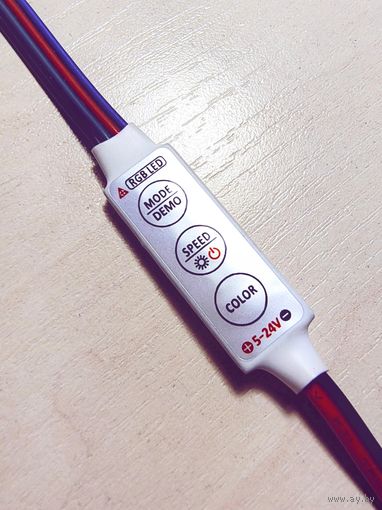 RGB контроллер. Для светодиодной ленты 5-24 Вольт. R101 6A